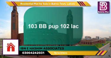 Residential Plot for Sale in Bahria Town, Lahore - (BP-119881)