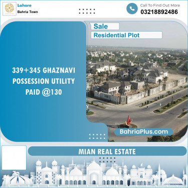 Residential Plot for Sale in Bahria Town, Lahore - (BP-119897)