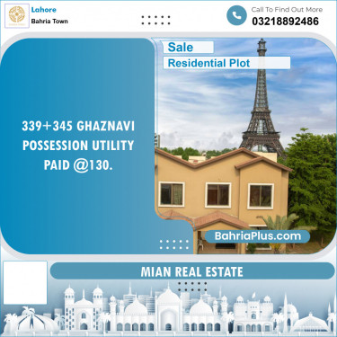 Residential Plot for Sale in Bahria Town, Lahore - (BP-119898)