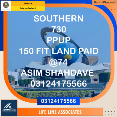 Residential Plot for Sale in Bahria Orchard, Lahore - (BP-119923)