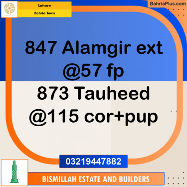 Residential Plot for Sale in Bahria Town, Lahore - (BP-119940)