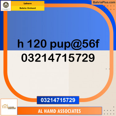 Residential Plot for Sale in Bahria Orchard, Lahore - (BP-120019)