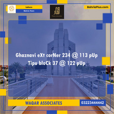 Residential Plot for Sale in Bahria Town, Lahore - (BP-120051)