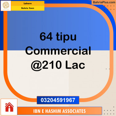 Commercial Plot for Sale in Bahria Town, Lahore - (BP-120059)