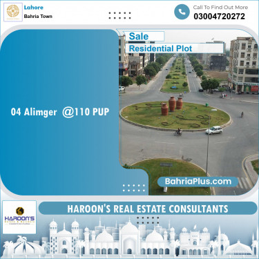 Residential Plot for Sale in Bahria Town, Lahore - (BP-120078)