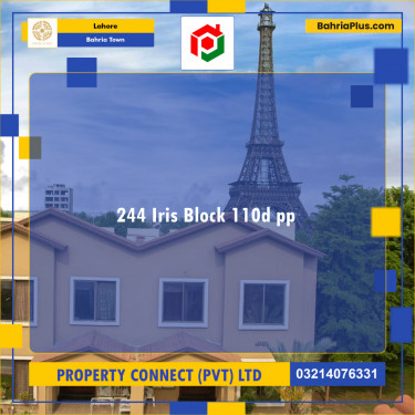 Residential Plot for Sale in Sector C - Iris Block -  Bahria Town, Lahore - (BP-120235)
