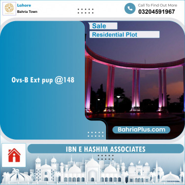 Residential Plot for Sale in Overseas B Ext -  Bahria Town, Lahore - (BP-120388)