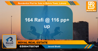 Residential Plot for Sale in Bahria Town, Lahore - (BP-120426)