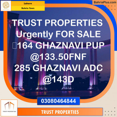 Residential Plot for Sale in Sector F - Ghaznavi Block -  Bahria Town, Lahore - (BP-120449)