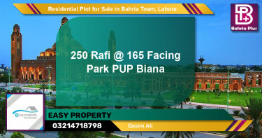Residential Plot for Sale in Bahria Town, Lahore - (BP-120622)