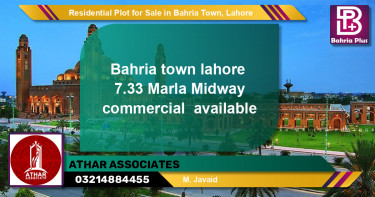 Residential Plot for Sale in Bahria Town, Lahore - (BP-120631)