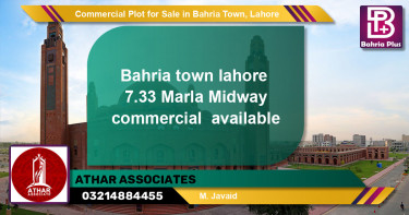 Commercial Plot for Sale in Bahria Town, Lahore - (BP-120718)
