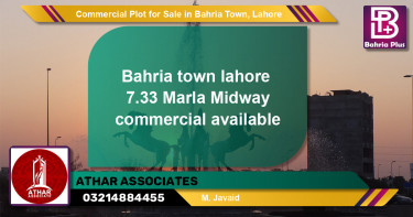 Commercial Plot for Sale in Bahria Town, Lahore - (BP-120730)
