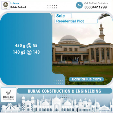 Residential Plot for Sale in Phase 2 - G Block -  Bahria Orchard, Lahore - (BP-120764)