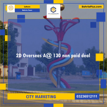 Residential Plot for Sale in Bahria Town, Lahore - (BP-120827)