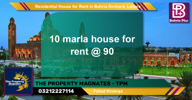 Residential House for Rent in Bahria Orchard, Lahore - (BP-121011)