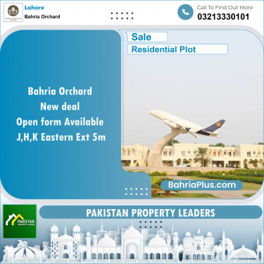 Residential Plot for Sale in Bahria Orchard, Lahore - (BP-121114)