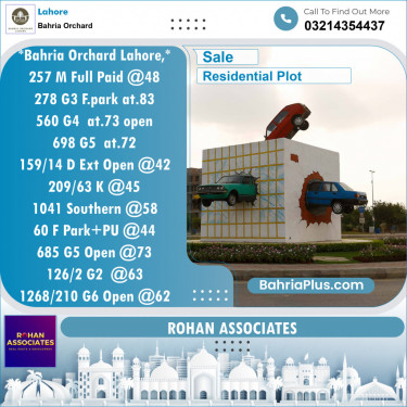 Residential Plot for Sale in Phase 2 - M Block -  Bahria Orchard, Lahore - (BP-121303)