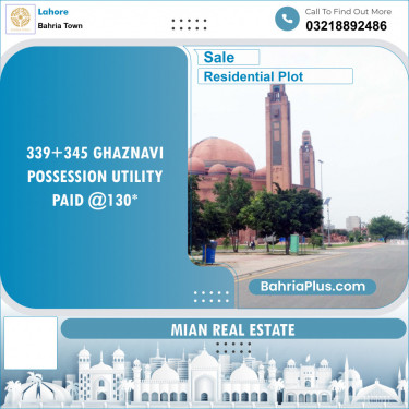 Residential Plot for Sale in Bahria Town, Lahore - (BP-121439)