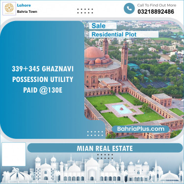 Residential Plot for Sale in Bahria Town, Lahore - (BP-121441)