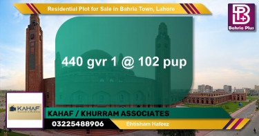 Residential Plot for Sale in Golf Phase 1 -  Bahria Town, Lahore - (BP-121569)