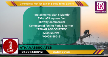 Commercial Plot for Sale in Bahria Town, Lahore - (BP-121653)