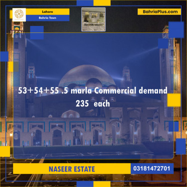 Commercial Plot for Sale in Bahria Town, Lahore - (BP-121956)