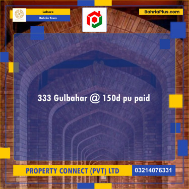 Residential Plot for Sale in Sector C - Gulbahar Block -  Bahria Town, Lahore - (BP-121987)