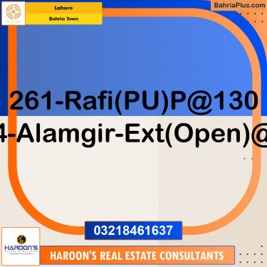Residential Plot for Sale in Sector E - Rafi Block -  Bahria Town, Lahore - (BP-121990)