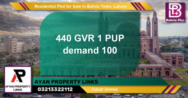 Residential Plot for Sale in Golf Phase 1 -  Bahria Town, Lahore - (BP-122018)