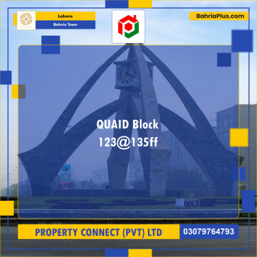 Residential Plot for Sale in Sector E - Quaid Block -  Bahria Town, Lahore - (BP-122289)