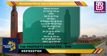 Residential Plot for Sale in Phase 4 - G4 Block -  Bahria Orchard, Lahore - (BP-122484)