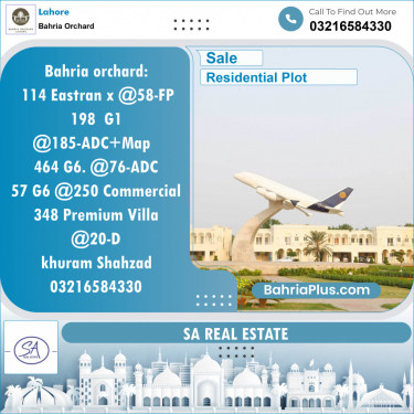 Residential Plot for Sale in Bahria Orchard, Lahore - (BP-122507)