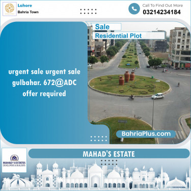 Residential Plot for Sale in Sector C - Gulbahar Block -  Bahria Town, Lahore - (BP-122655)