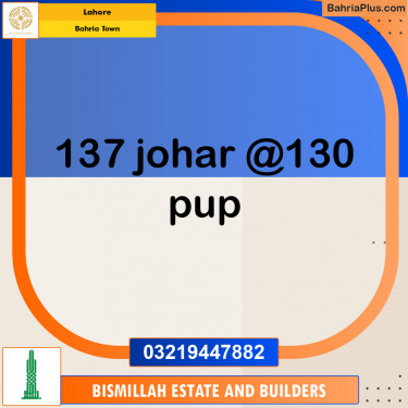 Residential Plot for Sale in Bahria Town, Lahore - (BP-122960)