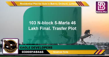 Residential Plot for Sale in Bahria Orchard, Lahore - (BP-122978)
