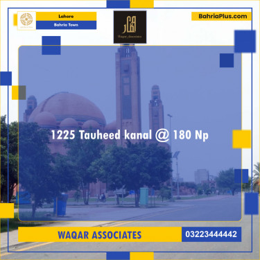 Residential Plot for Sale in Bahria Town, Lahore - (BP-123024)