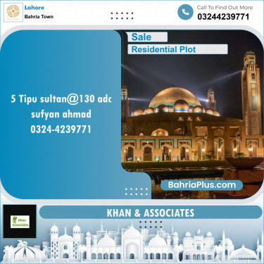 Residential Plot for Sale in Bahria Town, Lahore - (BP-123082)