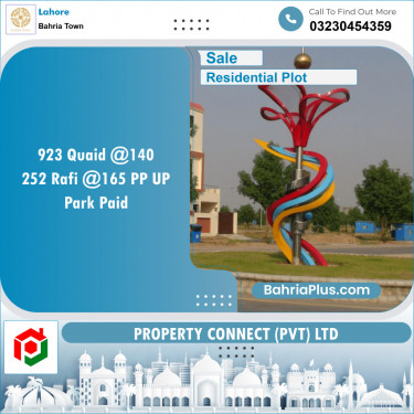 Residential Plot for Sale in Bahria Town, Lahore - (BP-123089)