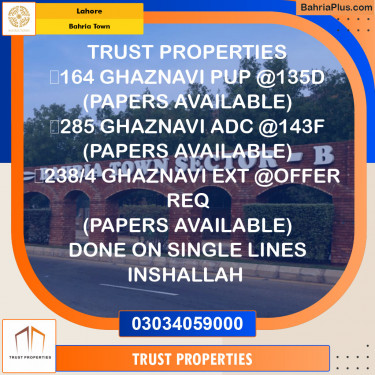 Residential Plot for Sale in Bahria Town, Lahore - (BP-123107)