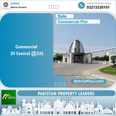Commercial Plot for Sale in Phase 1 - Central Commercial -  Bahria Orchard, Lahore - (BP-123176)