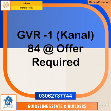 Residential Plot for Sale in Bahria Town, Lahore - (BP-123574)