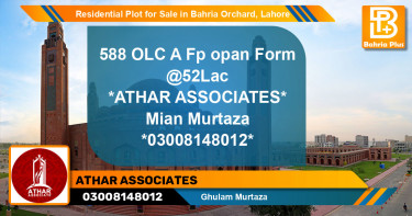 Residential Plot for Sale in Bahria Orchard, Lahore - (BP-123584)