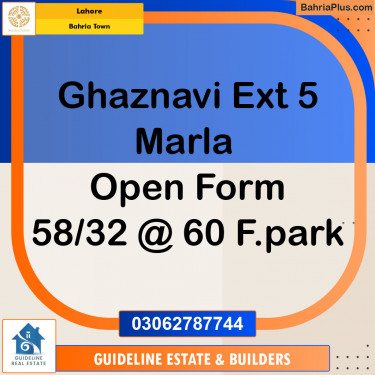 Residential Plot for Sale in Bahria Town, Lahore - (BP-123585)