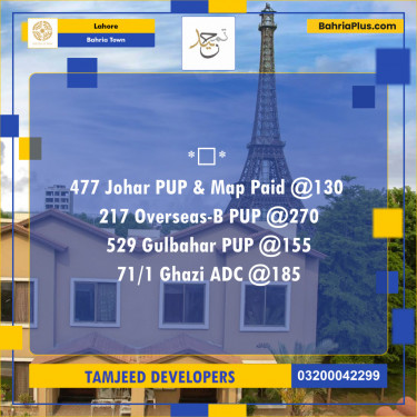 Residential Plot for Sale in Bahria Town, Lahore - (BP-123679)