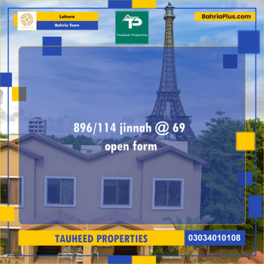 Residential Plot for Sale in Bahria Town, Lahore - (BP-123723)