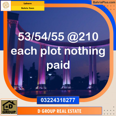 Commercial Plot for Sale in Bahria Town, Lahore - (BP-123786)