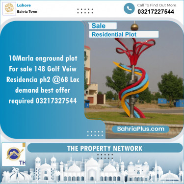 Residential Plot for Sale in Bahria Town, Lahore - (BP-123809)
