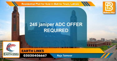 Residential Plot for Sale in Bahria Town, Lahore - (BP-123827)