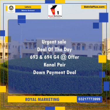 Residential Plot for Sale in Bahria Orchard, Lahore - (BP-123892)
